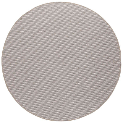 Tappeti per area Rotondo LUGO Crema e Taupe Ø 160 CM Poliestere | homemem39