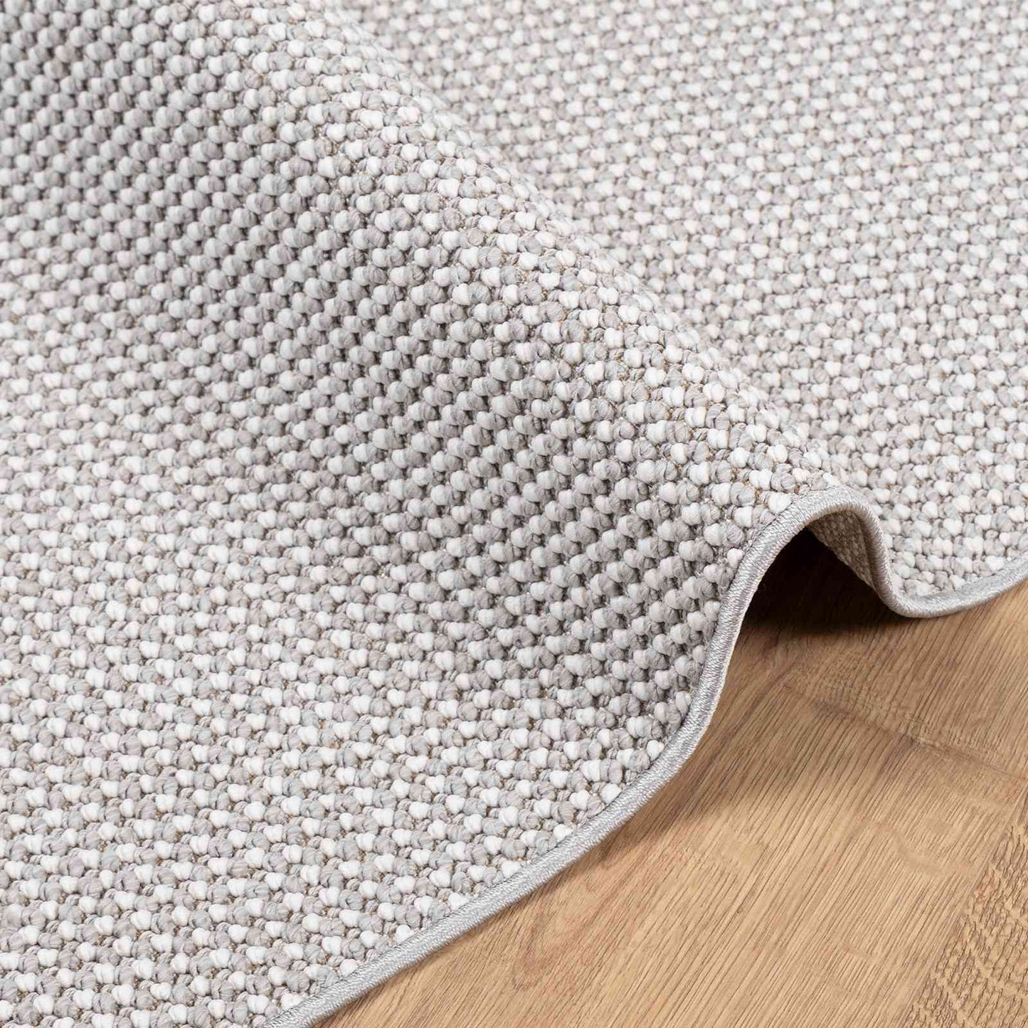 Tappeti per area LUGO Crema e Grigio 240 x 340 cm Poliestere