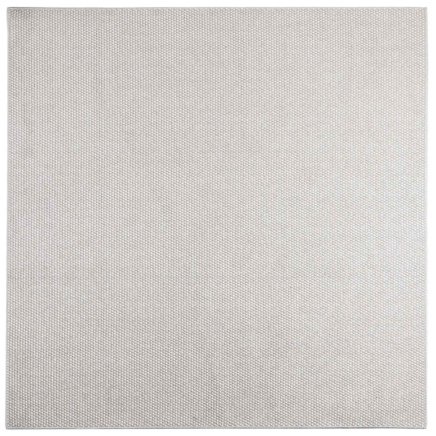 Tappeti per area LUGO Crema e Grigio 120 x 120 cm Poliestere