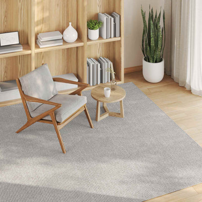 Tappeti per area LUGO Crema e Grigio 200 x 200 cm Poliestere | homemem39