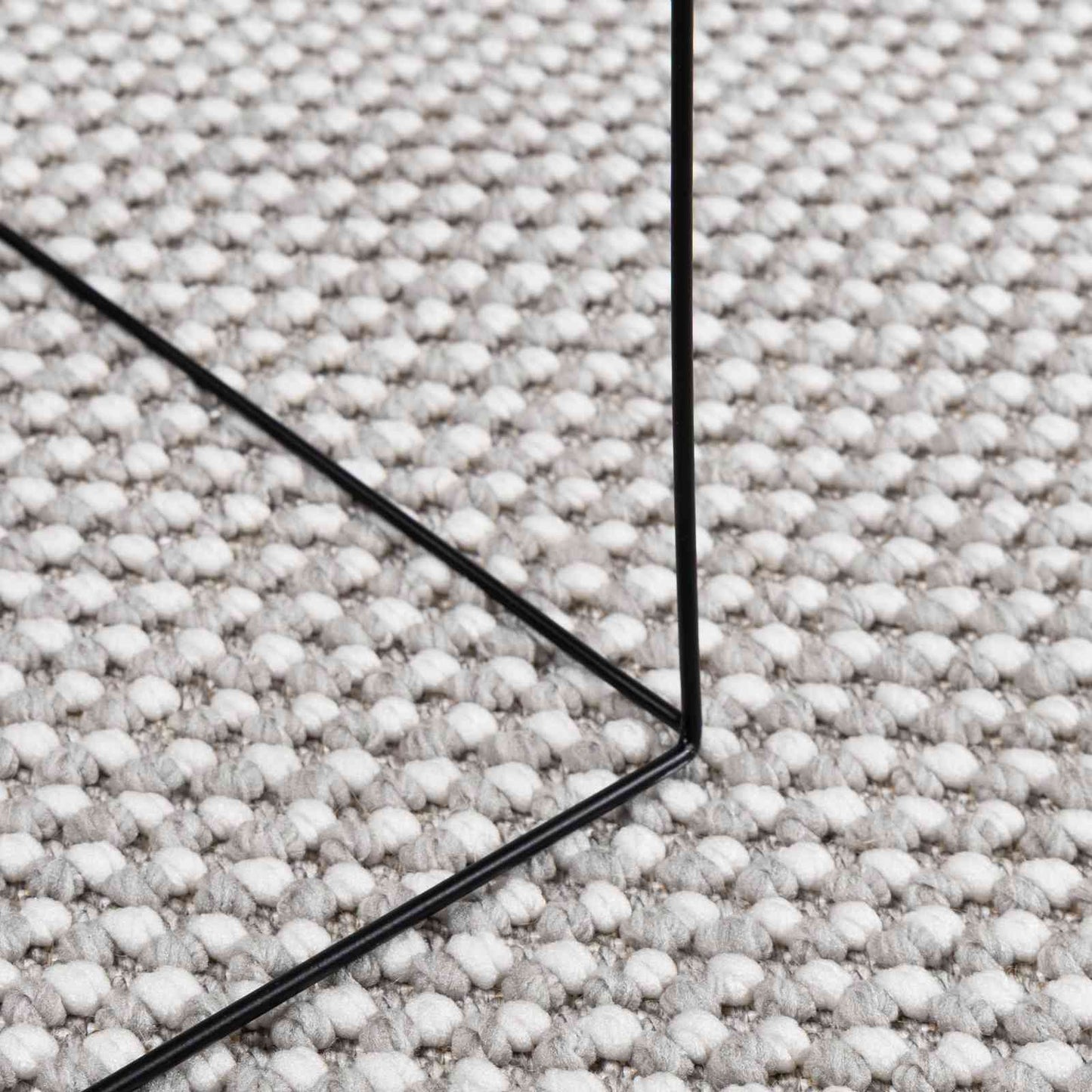 Tappeti per area Rotondo LUGO Crema e Grigio Ø 120 CM