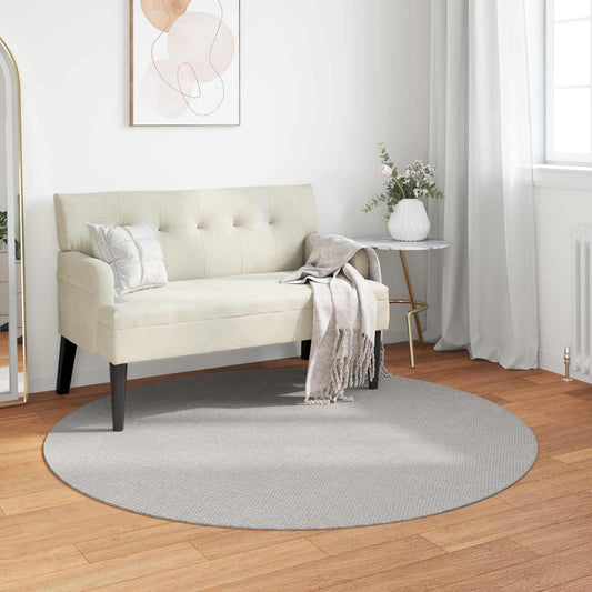 Tappeti per area Rotondo LUGO Crema e Grigio Ø 160 CM