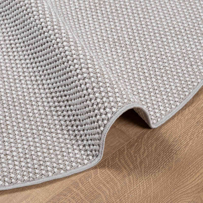 Tappeti per area Rotondo LUGO Crema e Grigio Ø 200 CM | homemem39