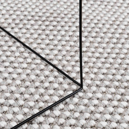 Tappeti per area Rotondo LUGO Crema e Grigio Ø 200 CM | homemem39