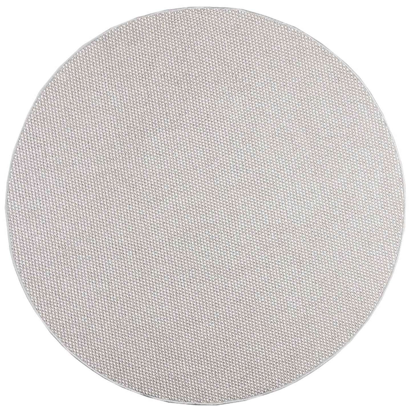 Tappeti per area Rotondo LUGO Crema e Grigio Ø 200 CM | homemem39