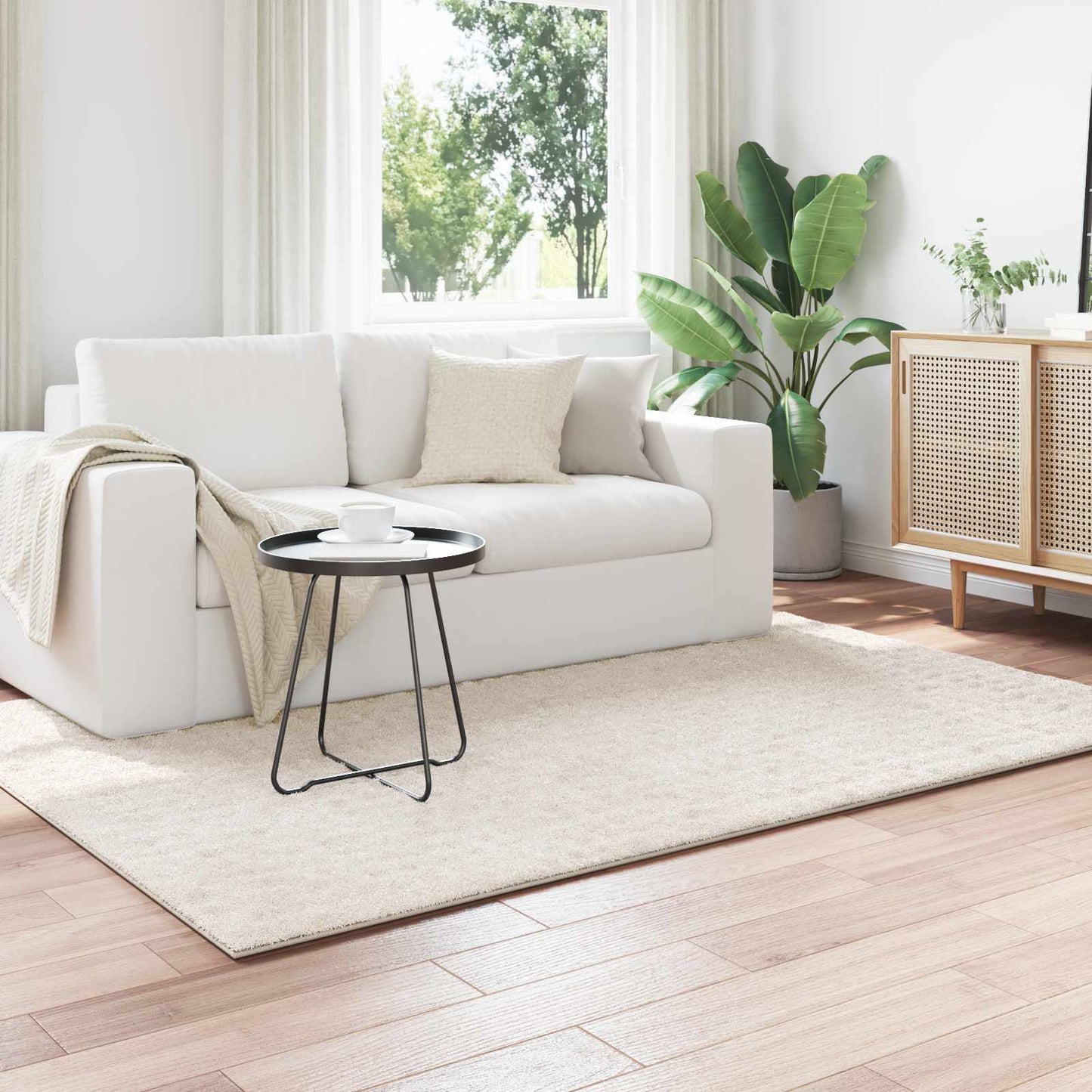 Tappeti per area SIROLO Crema 230 x 160 cm Poliestere | homemem39