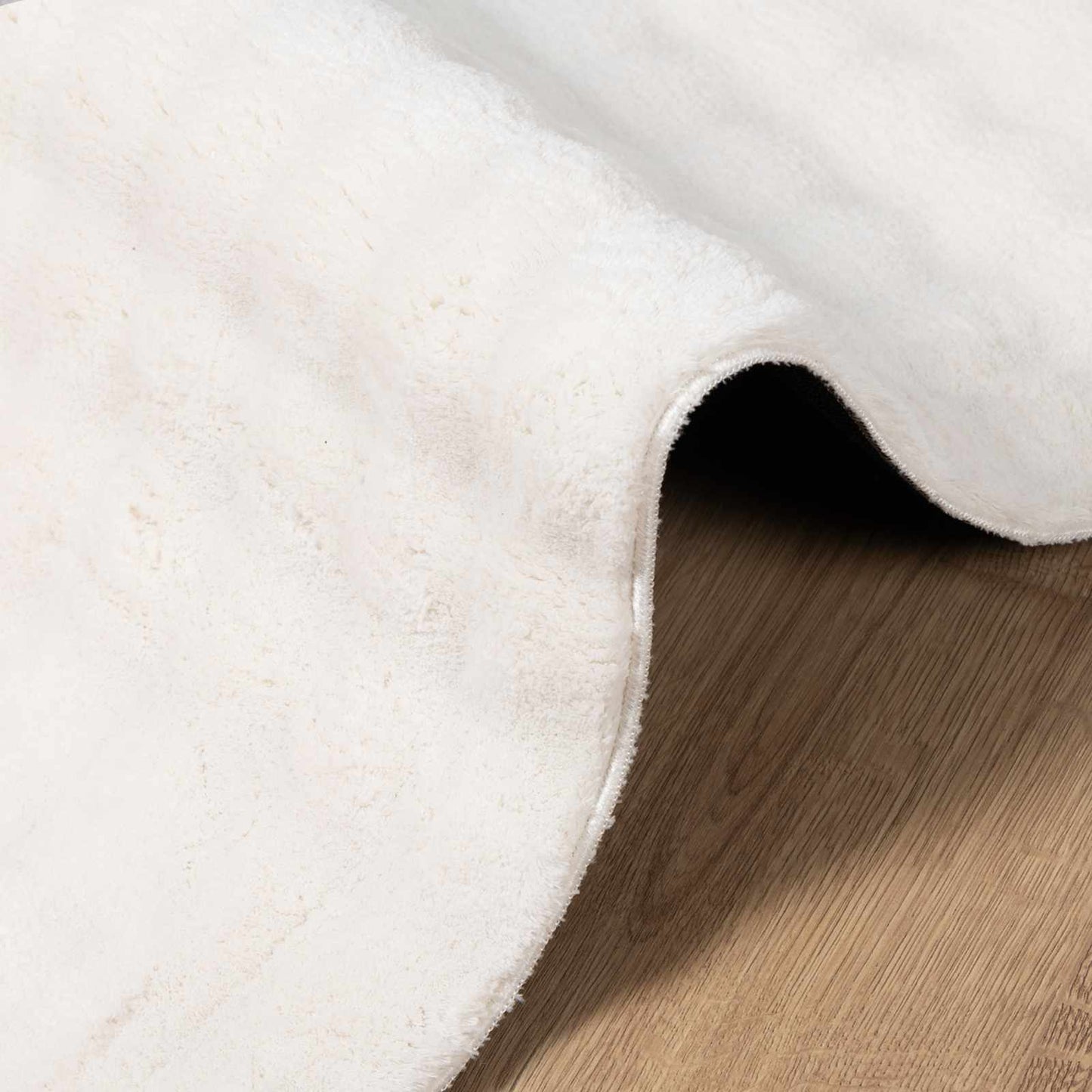 Tappeti per area Quadrato SIROLO Crema 200 x 200 cm Poliestere | homemem39