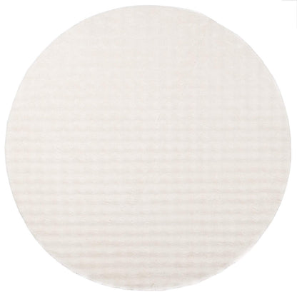 Tappeti per area Rotondo SIROLO Crema Ø 160 CM Poliestere | homemem39