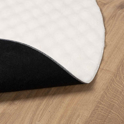 Tappeti per area Rotondo SIROLO Crema Ø 200 CM Poliestere