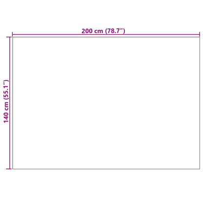 Tappeti per area SIROLO Beige 200 x 140 cm Poliestere | homemem39