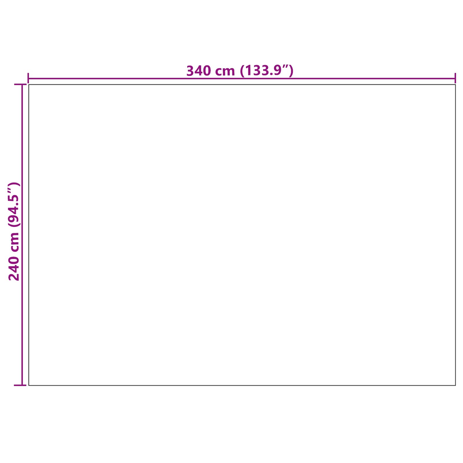 Tappeti per area SIROLO Beige 340 x 240 cm Poliestere | homemem39