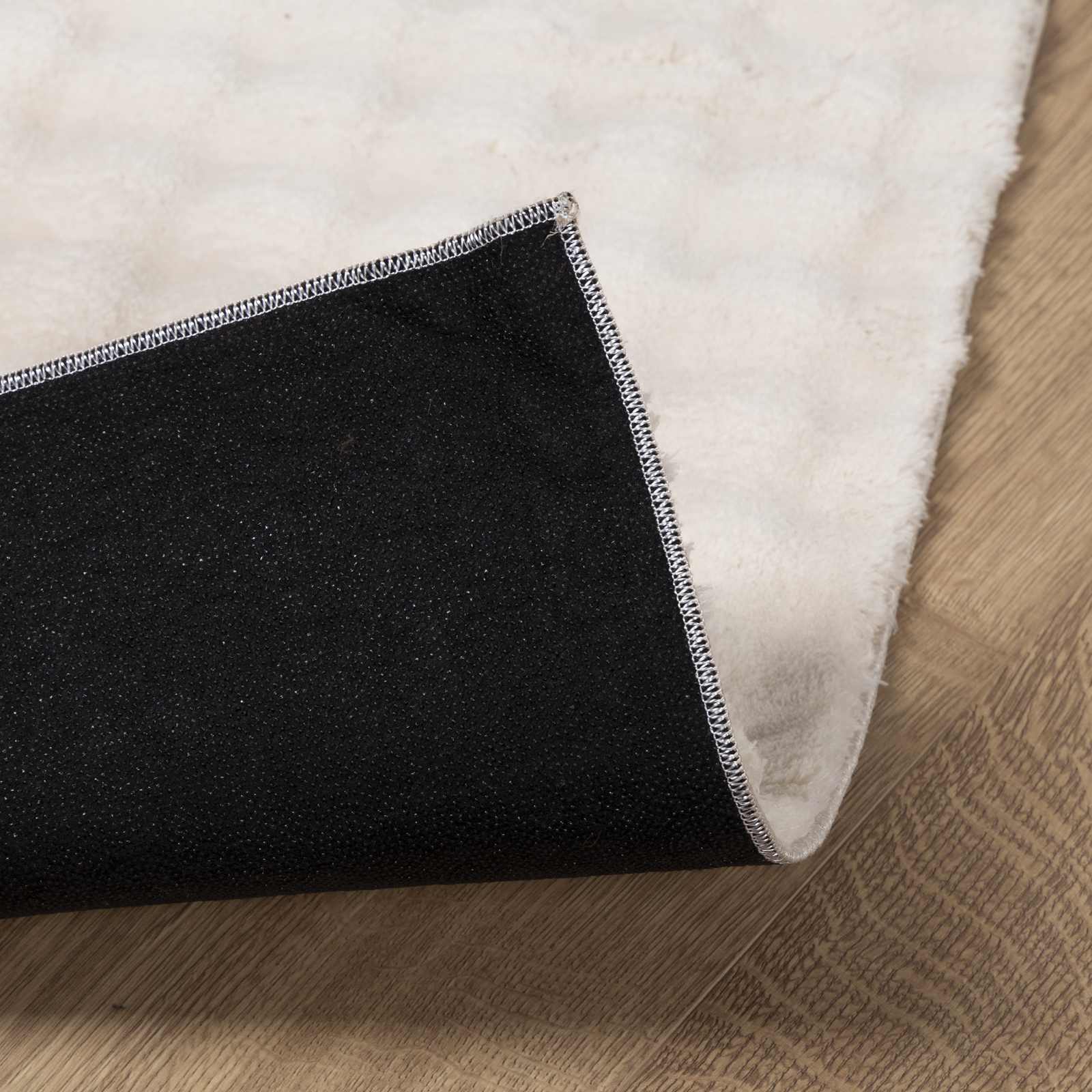 Tappeti per area Quadrato SIROLO Beige 240 x 240 cm Poliestere | homemem39