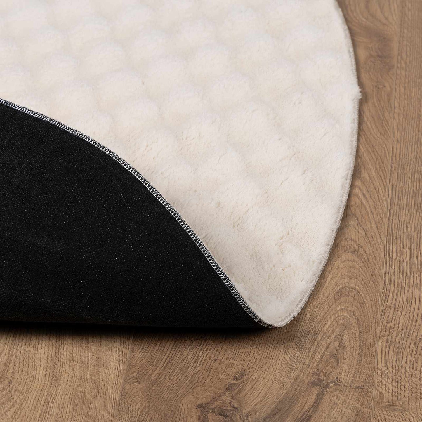 Tappeti per area Rotondo SIROLO Beige Ø 160 CM Poliestere | homemem39