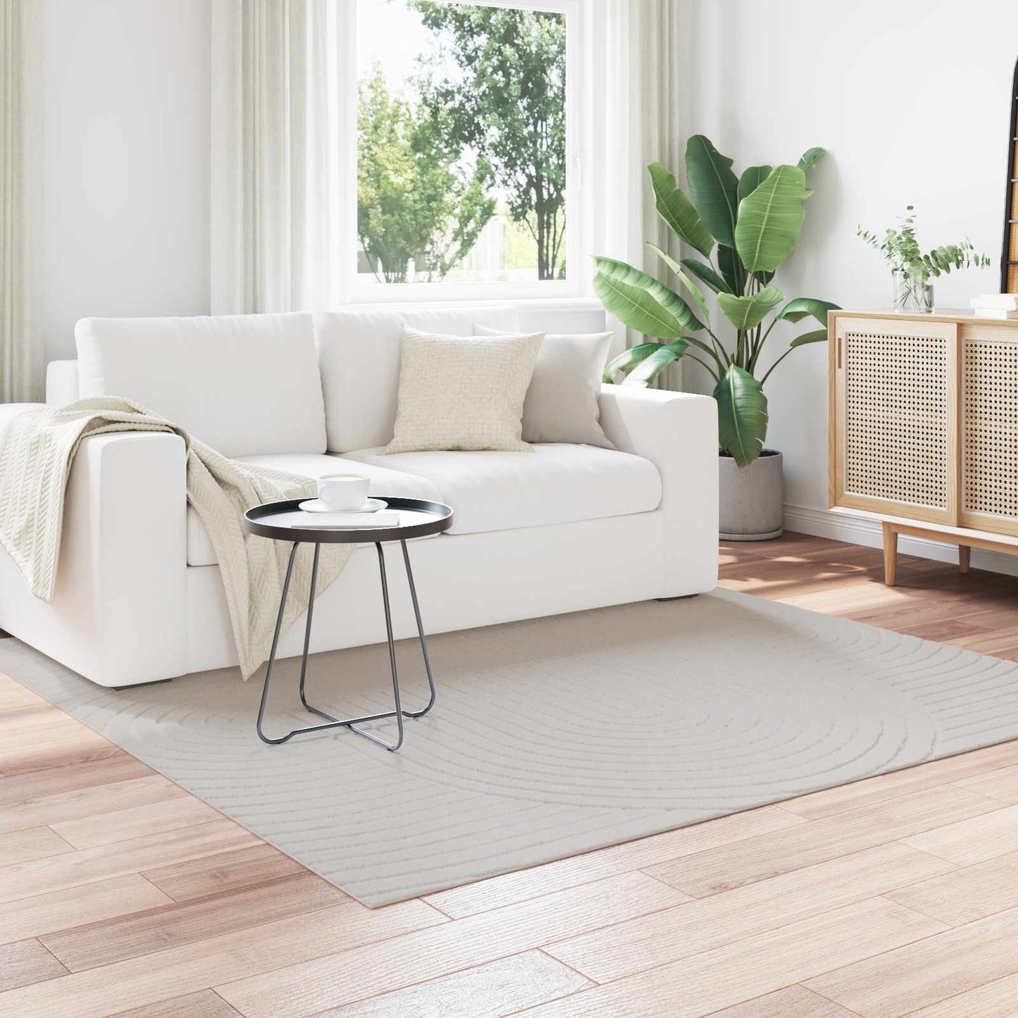 Tappeti per area SIROLO Sabbia 340 x 240 cm Poliestere