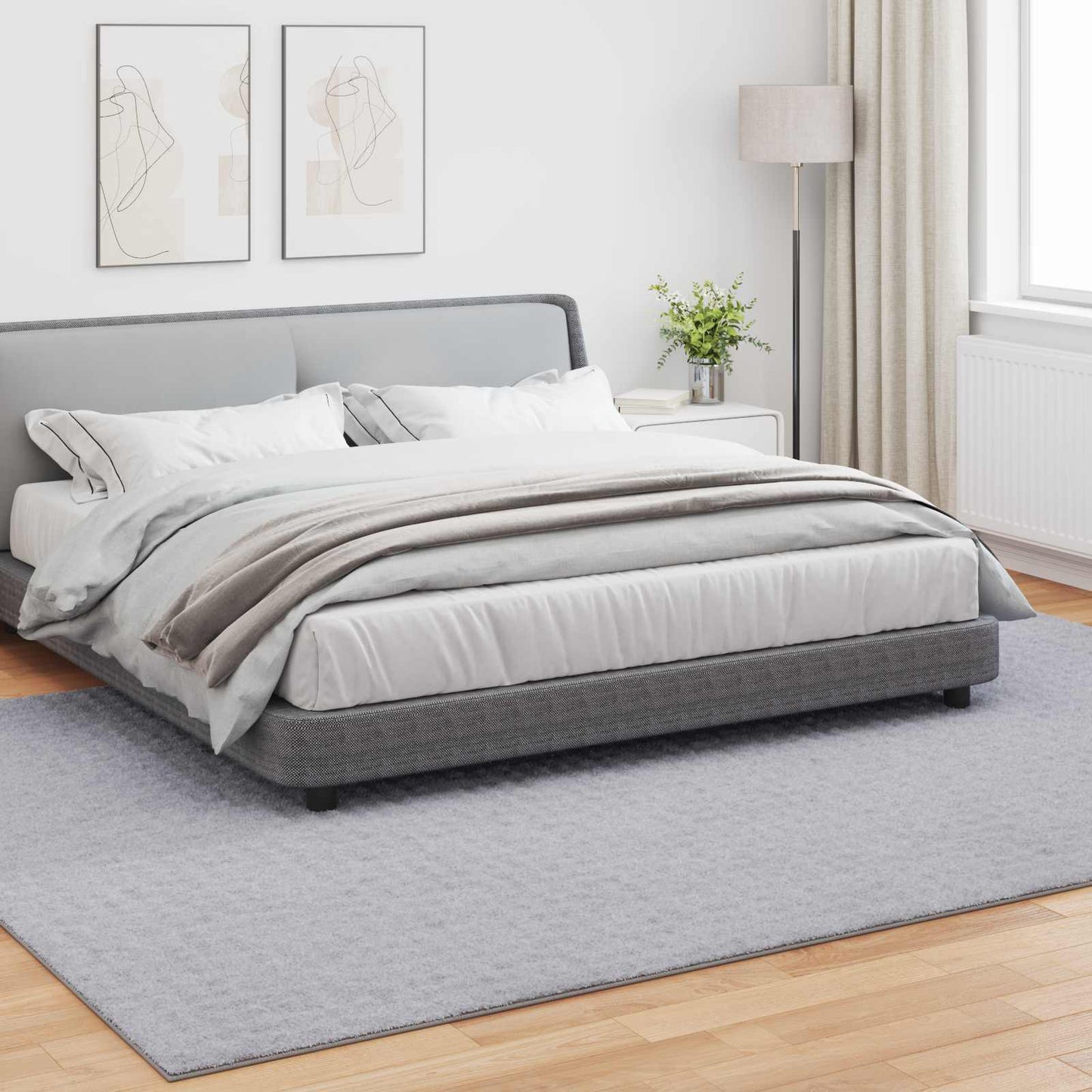 Tappeti per area SIROLO Grigio 280 x 200 cm Poliestere | homemem39