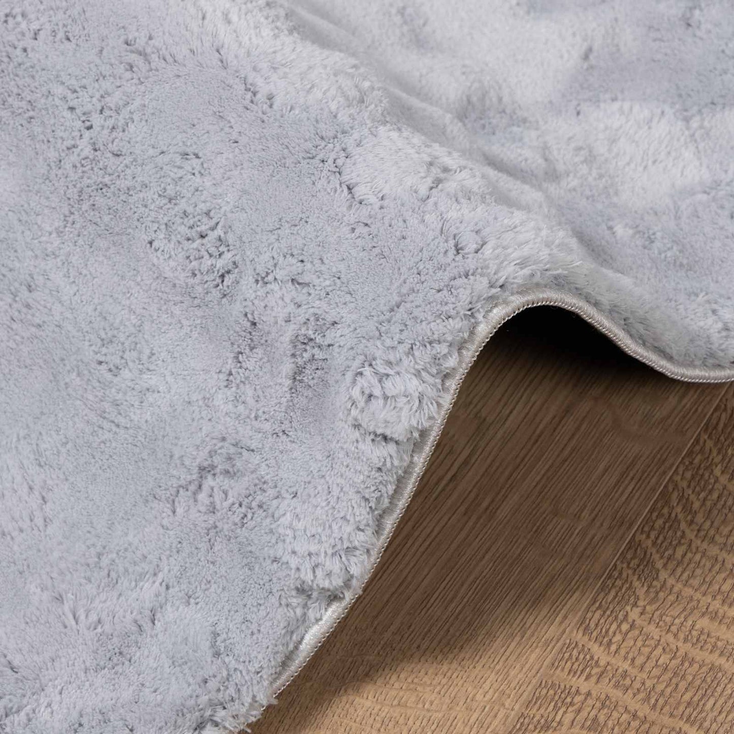 Tappeti per area Quadrato SIROLO Grigio 120 x 120 cm Poliestere | homemem39