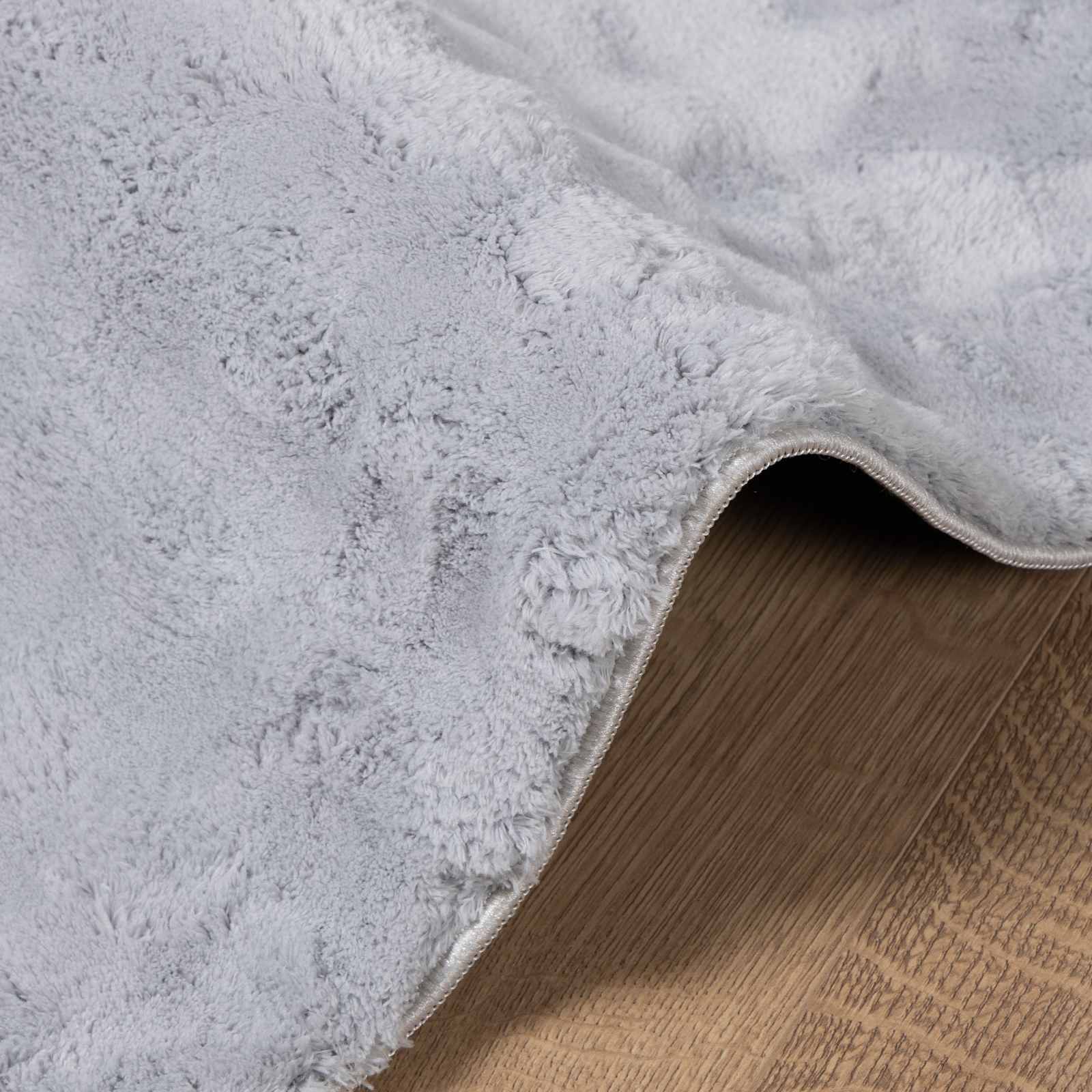 Tappeti per area Quadrato SIROLO Grigio 240 x 240 cm Poliestere | homemem39