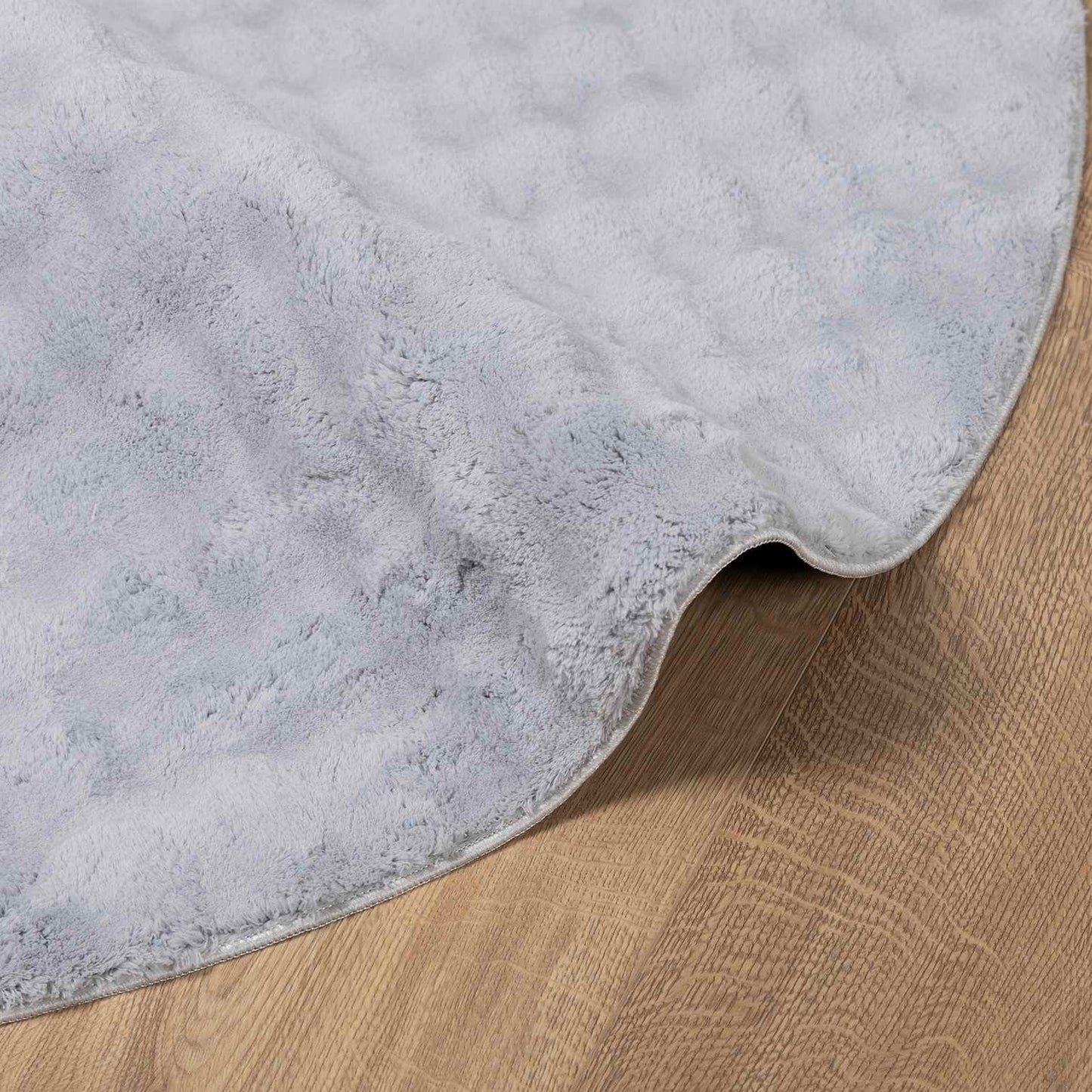 Tappeti per area Rotondo SIROLO Grigio Ø 120 CM Poliestere