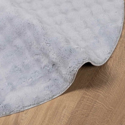 Tappeti per area Rotondo SIROLO Grigio Ø 200 CM Poliestere
