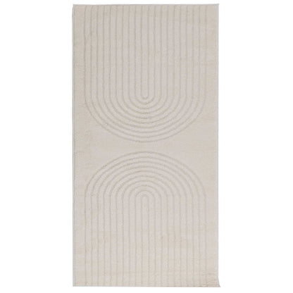 Tappeti per area GALATI Crema 150 x 80 cm Poliestere | homemem39