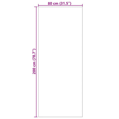 Tappeti per area GALATI Crema 200 x 80 cm Poliestere