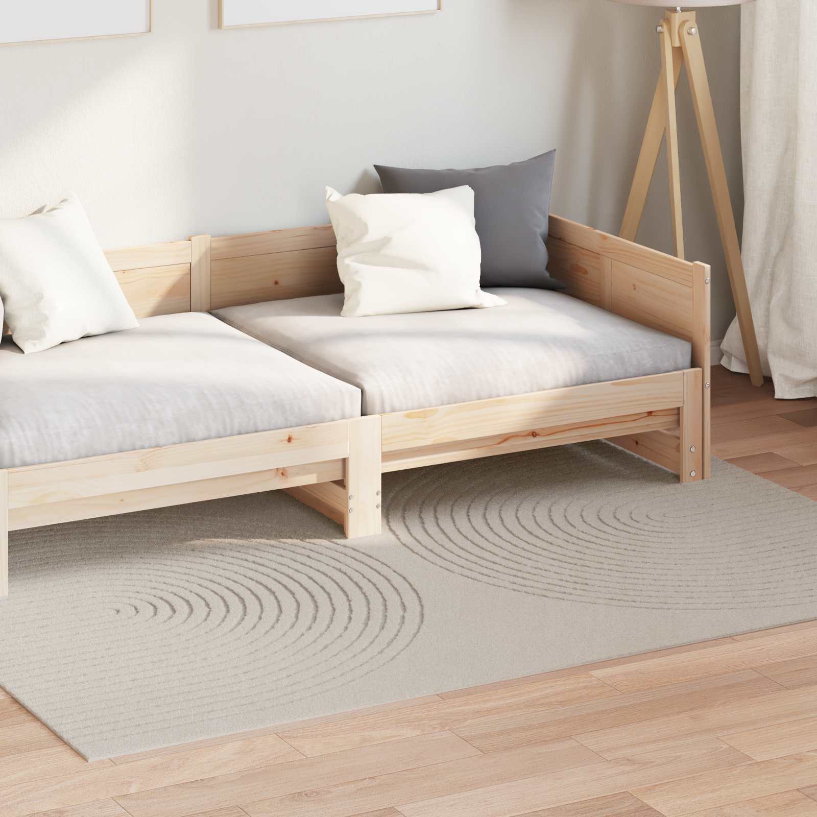 Tappeti per area GALATI Crema 170 x 120 cm Poliestere | homemem39