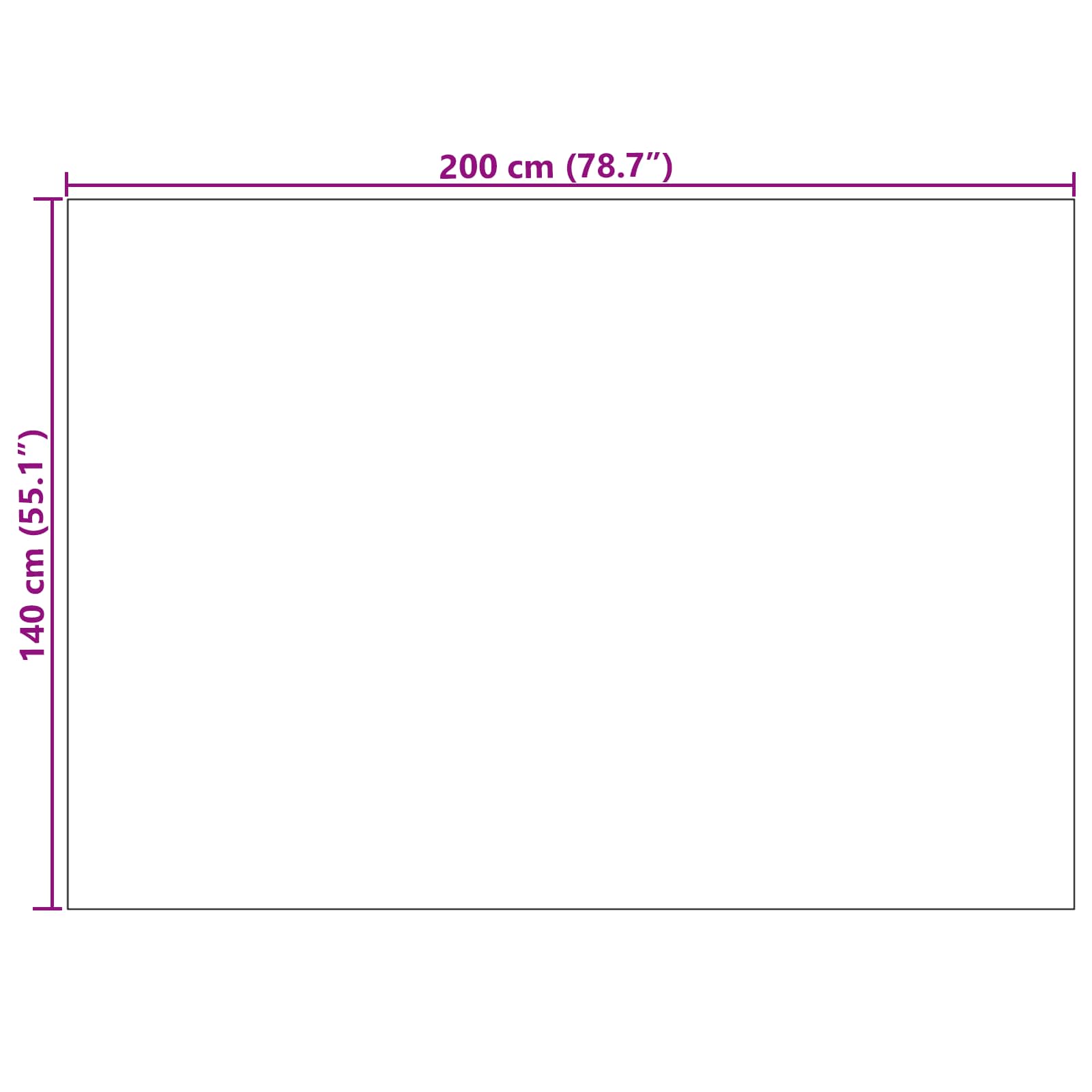 Tappeti per area GALATI Crema 200 x 140 cm Poliestere | homemem39
