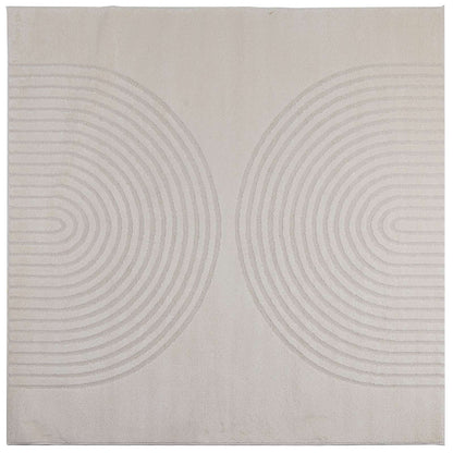 Tappeti per area Quadrato GALATI Crema 240 x 240 cm Poliestere