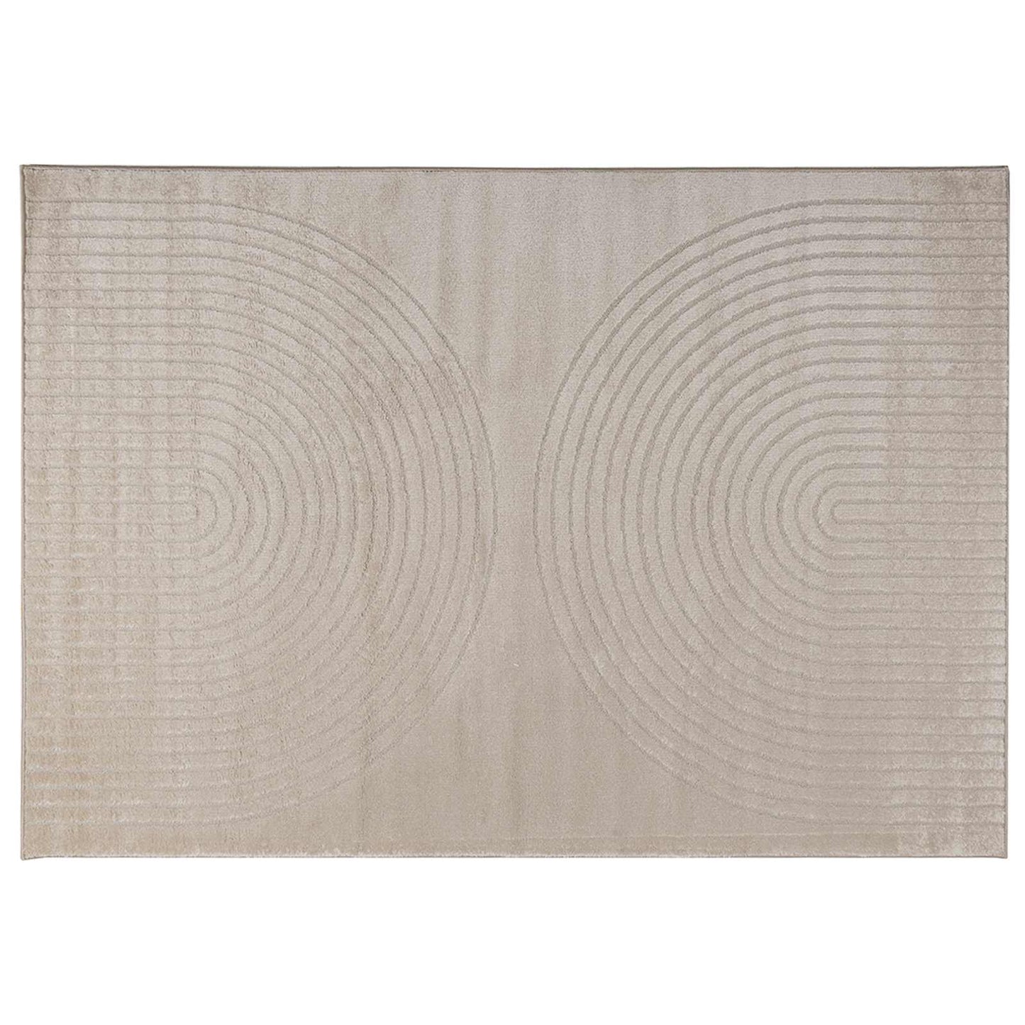 Tappeti per area GALATI Beige 200 x 140 cm Poliestere | homemem39