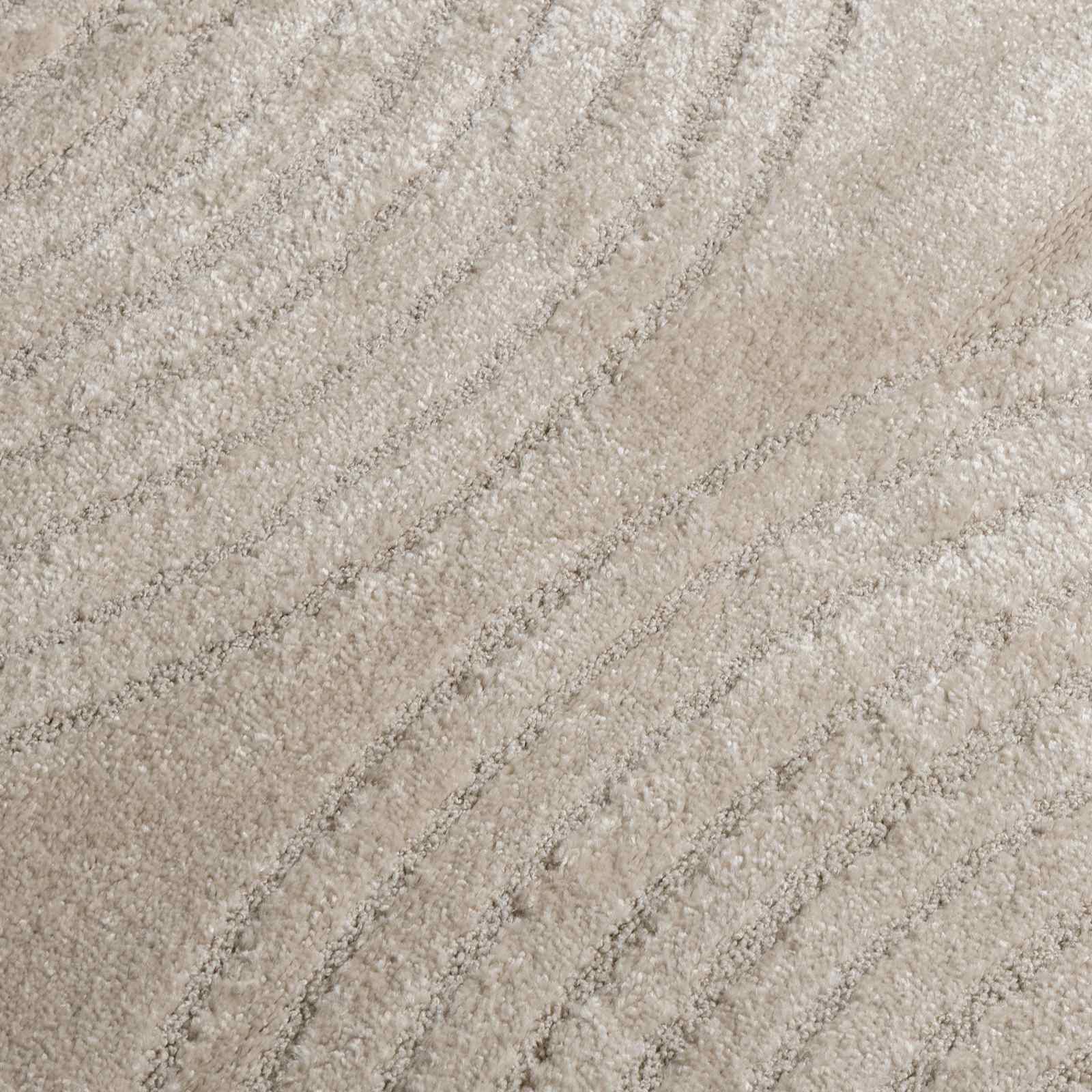 Tappeti per area Rotondo GALATI Beige Ø 160 CM Poliestere | homemem39