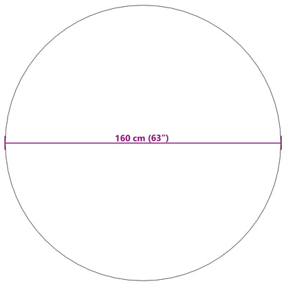 Tappeti per area Rotondo GALATI Beige Ø 160 CM Poliestere | homemem39