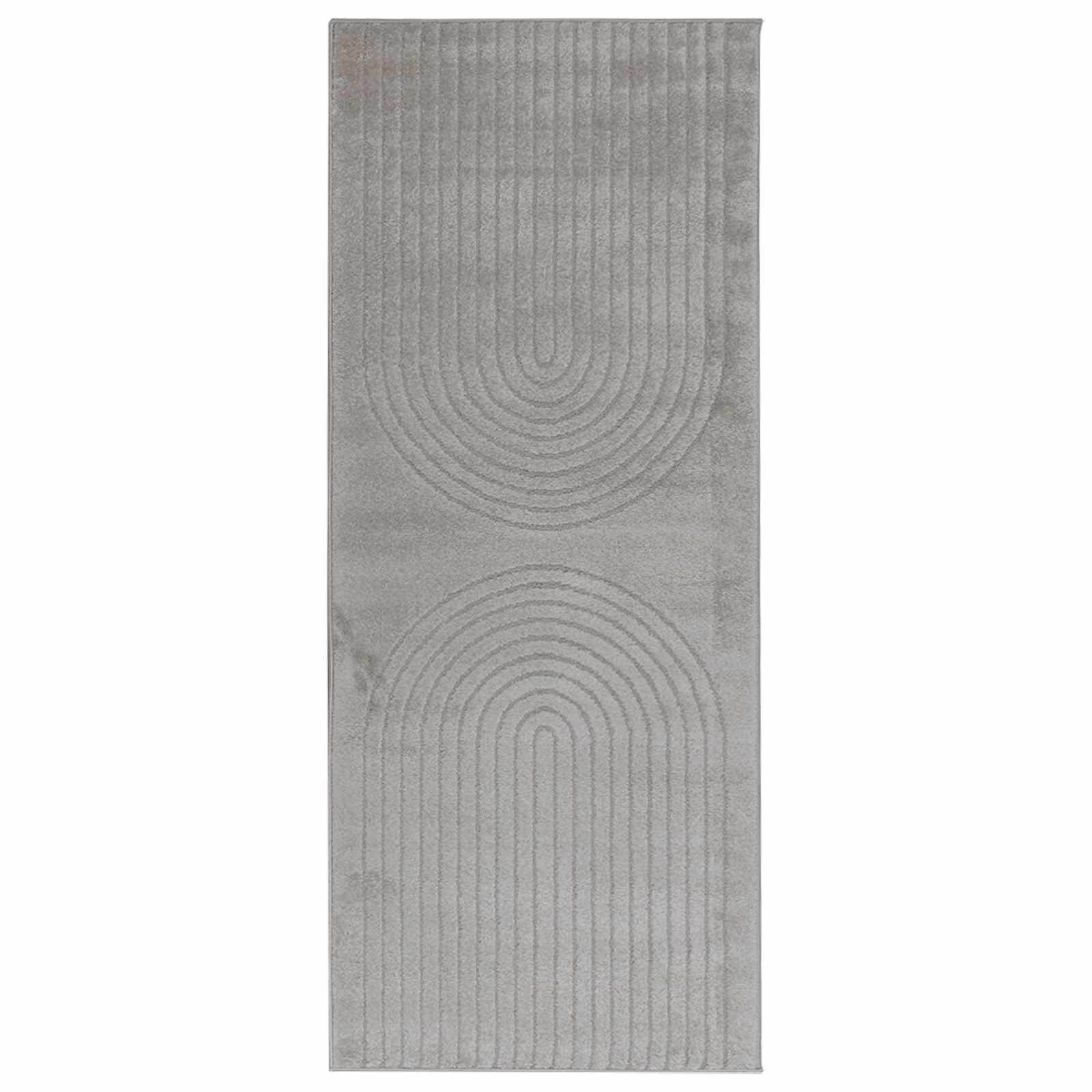 Tappeti per area GALATI Grigio 200 x 80 cm Poliestere | homemem39