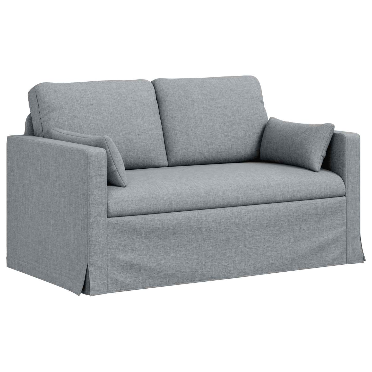 Set di divani 2 pcs Grigio chiaro 139 x 78 x 80 cm Tessuto | homemem39