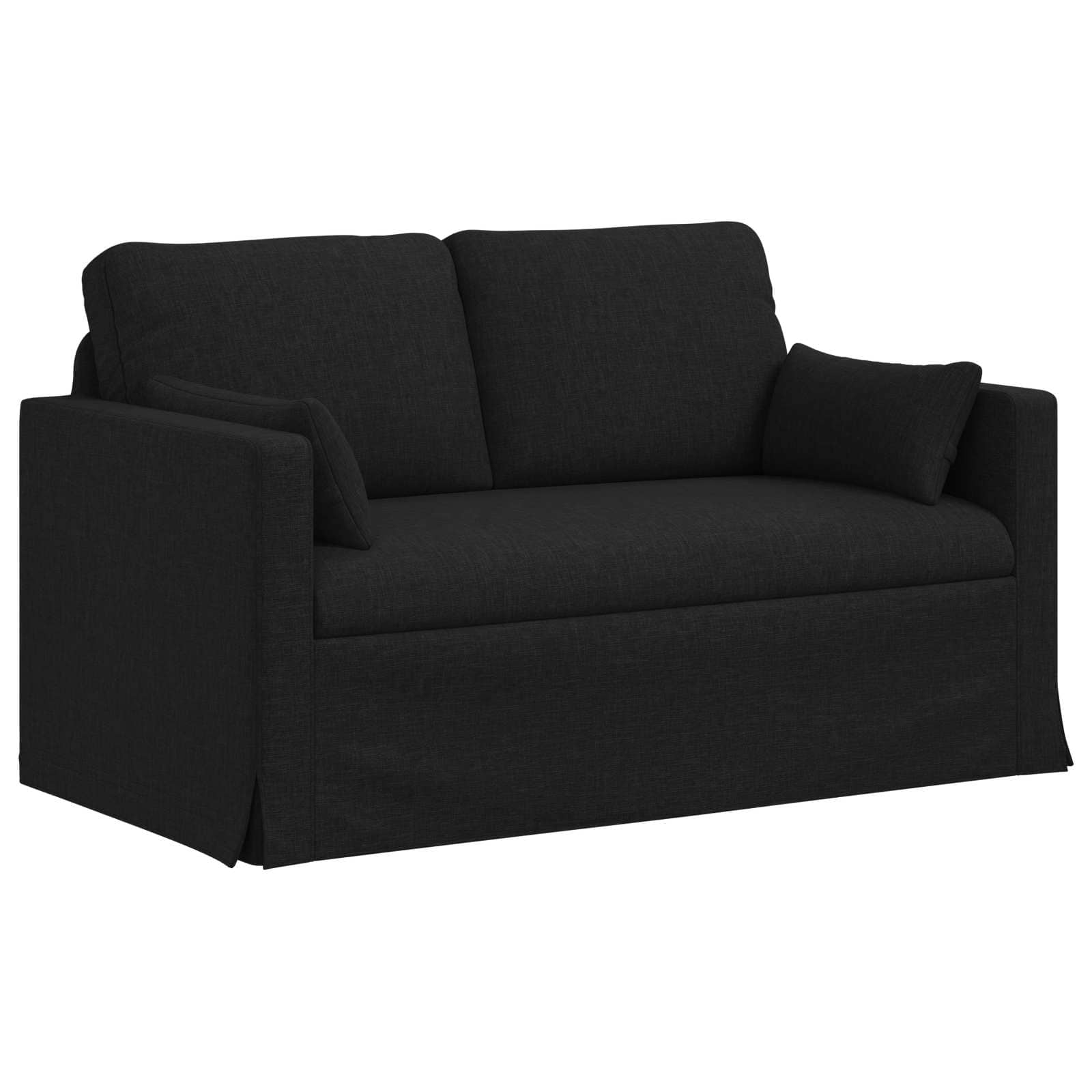 Set di divani 2 pcs Nero 139 x 78 x 80 cm Tessuto | homemem39