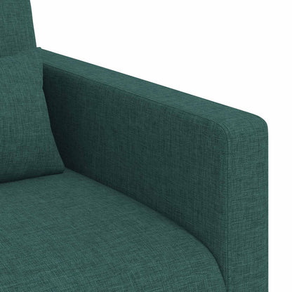 Set di divani 2 pcs Verde Scuro 139 x 78 x 80 cm Tessuto | homemem39