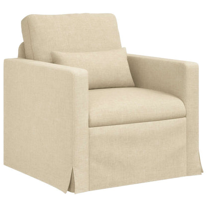 Set di divani 2 pcs Crema 139 x 78 x 80 cm Tessuto | homemem39