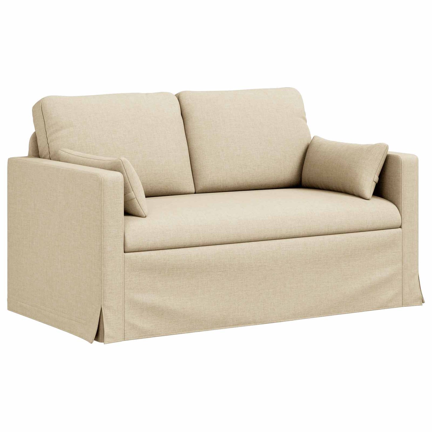 Set di divani 2 pcs Crema 139 x 78 x 80 cm Tessuto | homemem39