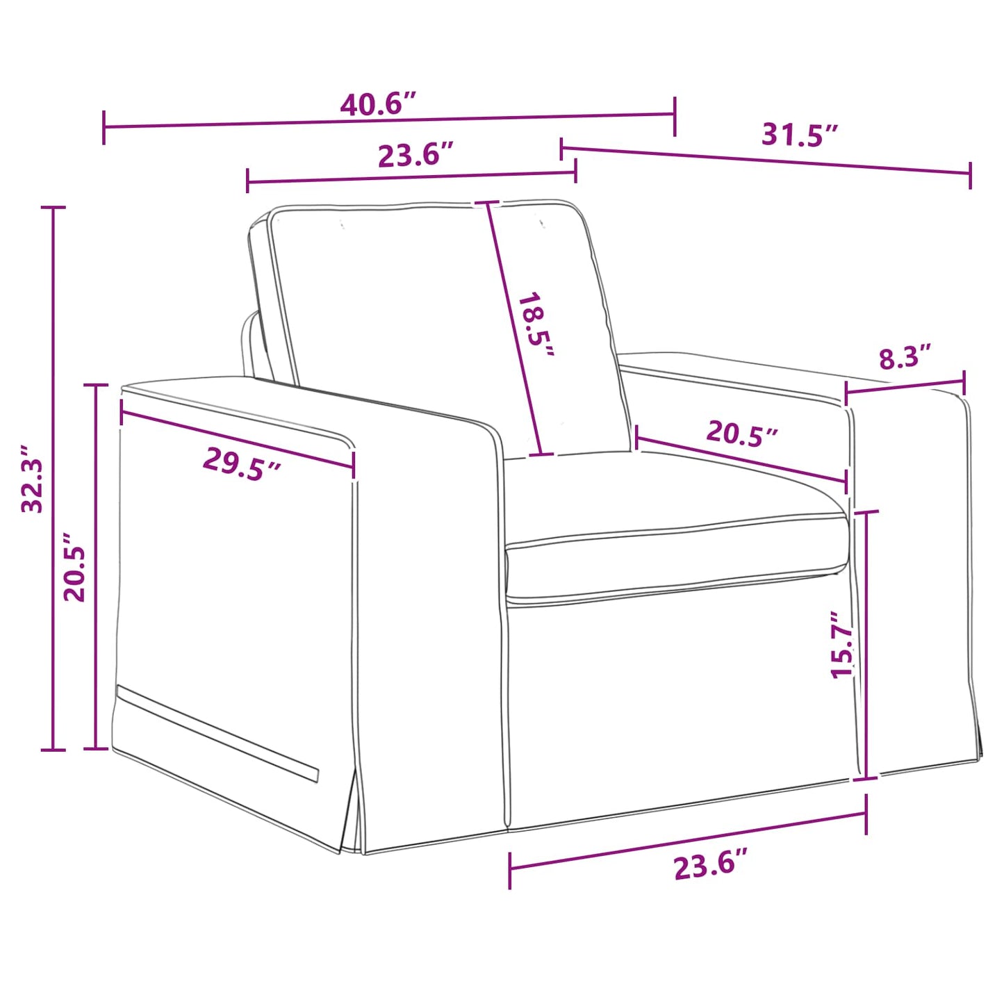 Set di divani 2 pcs Grigio scuro 162 x 80 x 82 cm Tessuto | homemem39