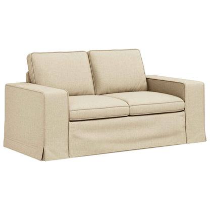 Set di divani 2 pcs Crema 162 x 80 x 82 cm Tessuto | homemem39