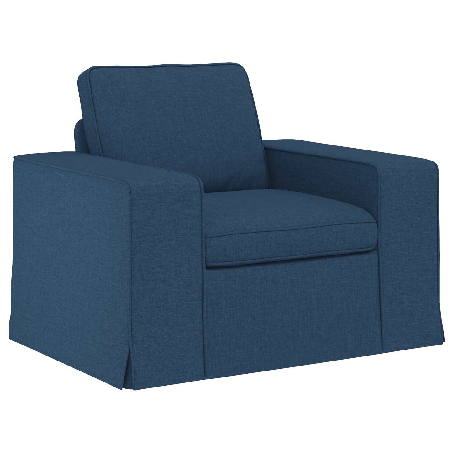 Set di divani 2 pcs Blu 162 x 80 x 82 cm Tessuto | homemem39