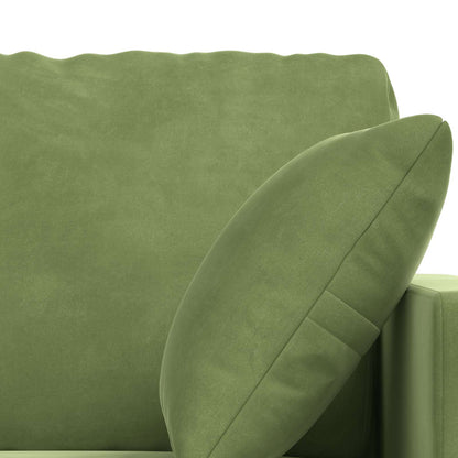 Set di divani 2 pcs Verde chiaro 138 x 78 x 80 cm Velluto | homemem39