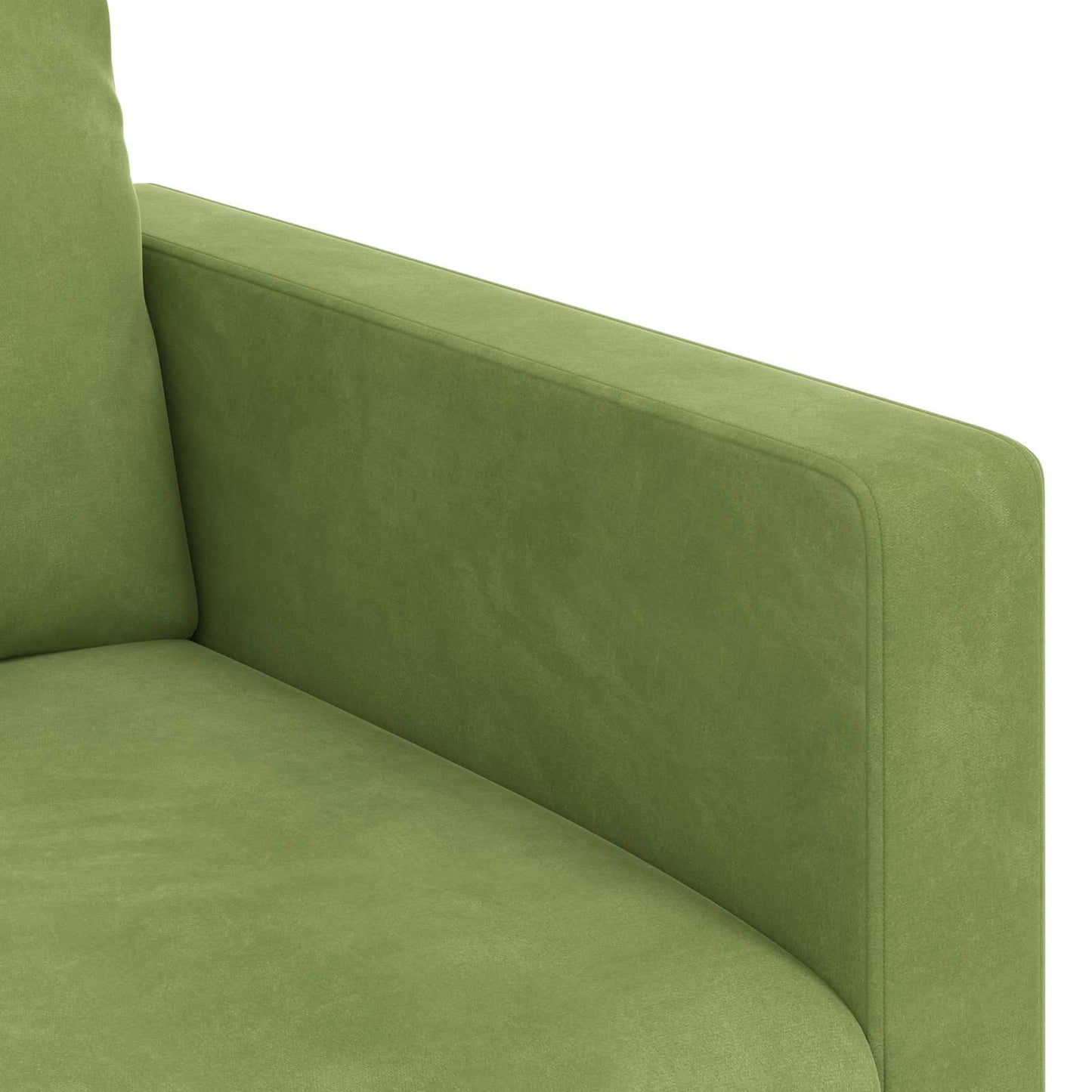 Set di divani 2 pcs Verde chiaro 138 x 78 x 80 cm Velluto | homemem39