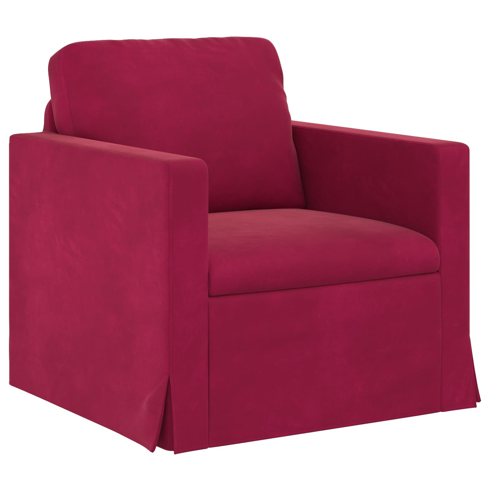 Set di divani 2 pcs Rosso Vino 138 x 78 x 80 cm Velluto | homemem39