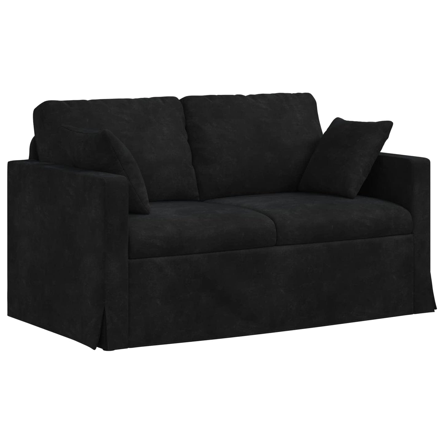 Set di divani 2 pcs Nero 138 x 78 x 80 cm Velluto | homemem39
