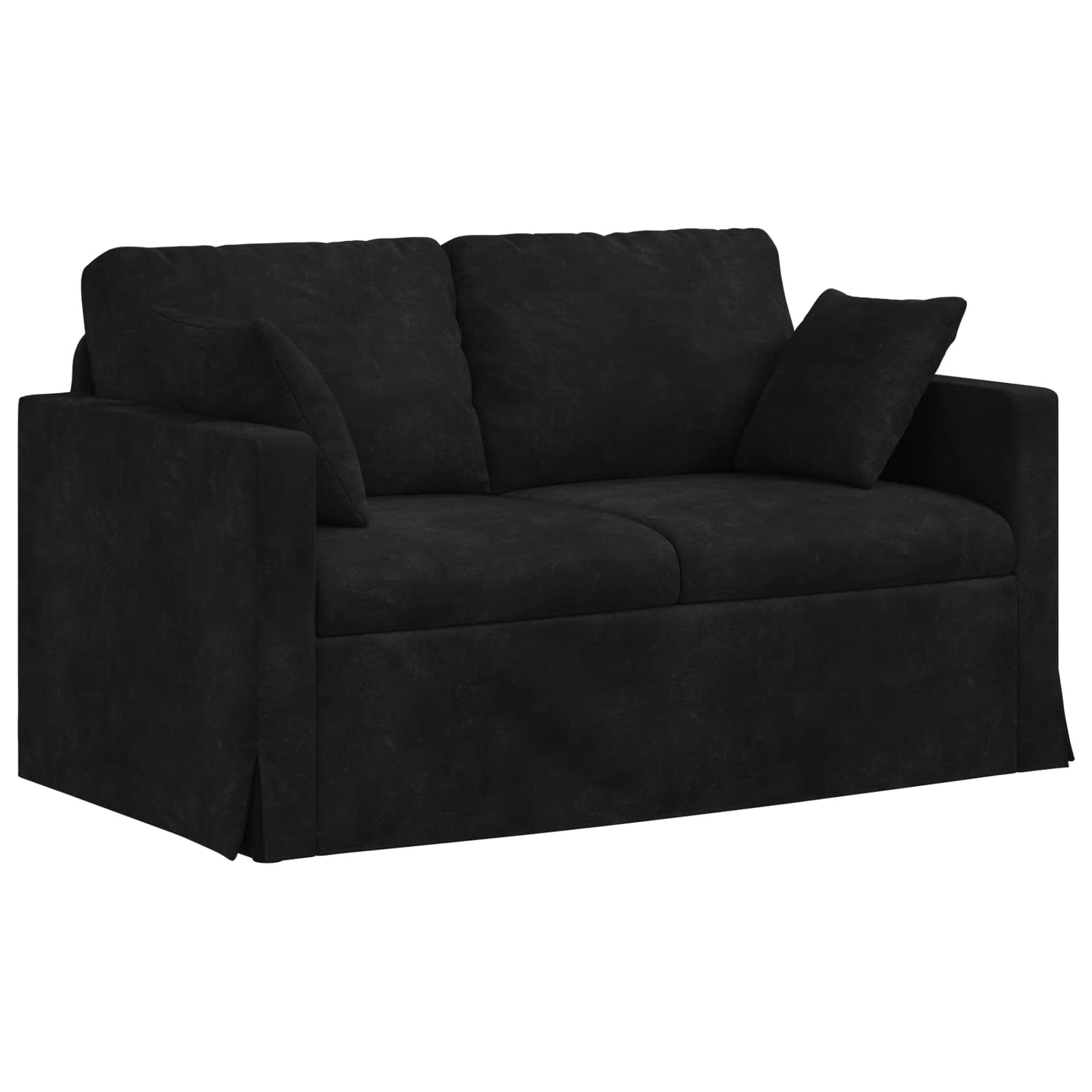 Set di divani 2 pcs Nero 138 x 78 x 80 cm Velluto | homemem39