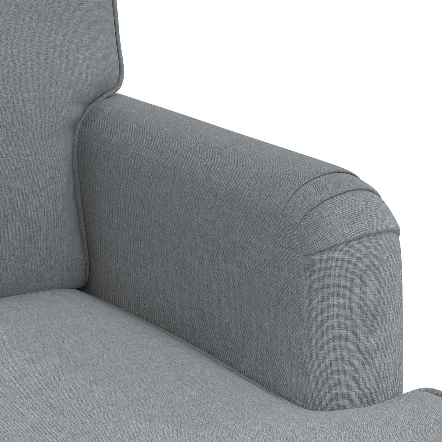 Set di divani 2 pcs Grigio chiaro 144 x 80 x 85 cm Tessuto | homemem39