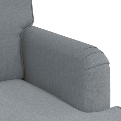 Set di divani 2 pcs Grigio chiaro 144 x 80 x 85 cm Tessuto | homemem39