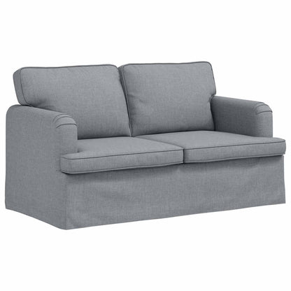 Set di divani 2 pcs Grigio chiaro 144 x 80 x 85 cm Tessuto | homemem39