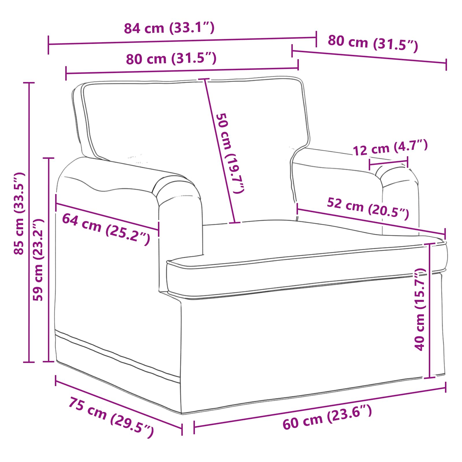 Set di divani 2 pcs Blu 144 x 80 x 85 cm Tessuto | homemem39