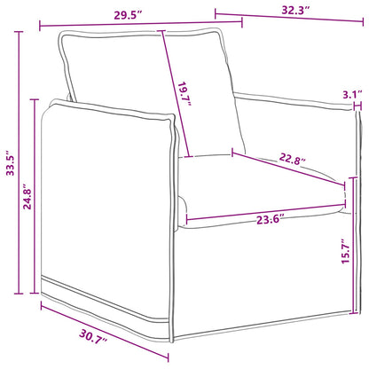 Set di divani 2 pcs Grigio Scuro 136 x 82 x 85 cm Tessuto | homemem39